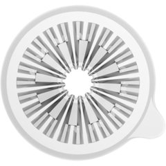 1222065 Handbryggare/Filterhållare Timemore V-dripper Plast V02