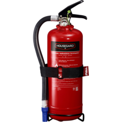 60007160 Pulversläckare Housegard 2kg röd PE2HR-A