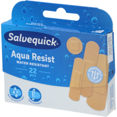 607124 Plåster Salvequick Aqua Resist 22-pack