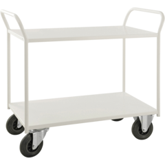 KM4126 Kongamek Hyllvagn 2 Plan Vit