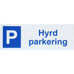 6705446 Sign P Reserved Parking 297x105mm