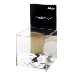 8311355 Akrylbox förslagslåda 215x215x390mm