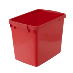 510054 Plastkärl 25L Röd*