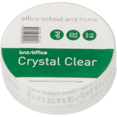397400 Kontorstejp Crystal 19mm x 33m