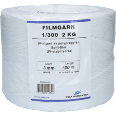 3337312 Snöre Polypropylengarn 1/300