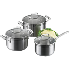SP71070000 Grytset Scanpan Impact 3-delar - 1,8L, 2,5L & 3,2L