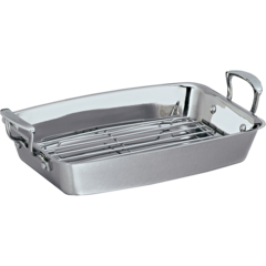 SP71422600 Långpanna med Galler Scanpan Impact 43,5x28,5 cm