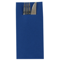 1443491 Bestickficka Mörkblå 40x40cm