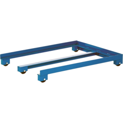 KM223 Kongamek Låg Pallvagn Blå