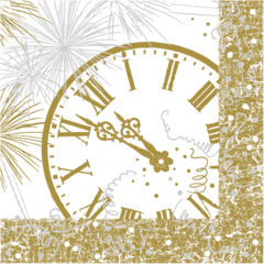 89016 Servett 12 O'Clock 40x40cm*