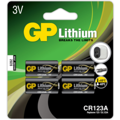 GP102033 GP Photo Lithium Battery CR123A