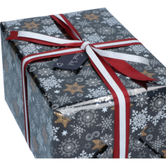 4408631 JOULUPAPERI CRYSTAL MUSTA