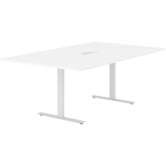 TING2-2-2012R-W Mötesbord Kontorsmiljö NS Active  Vit 2000x1200mm