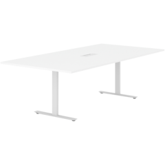 TING2-2-2412R-W Mötesbord Kontorsmiljö NS Active  Vit 2400x1200mm