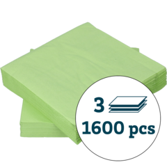 123304 3-Ply Napkin Lime Green 33x33cm