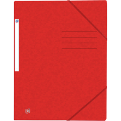 400116308 Mapp A4 Kartong 3-Klaff Röd