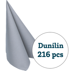 119186783 Napkin Duni Dunilin Granite Gray 48x48cm