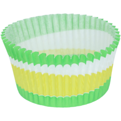 1700177 Smörpappersformar Circle Grön 52x62mm