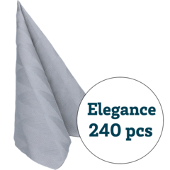 119168468 SERVIETT ELEGANCE GRÅ 48X48