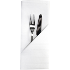 FM456401 Tygservett Fritz Magnus Taste Vit 50x50cm