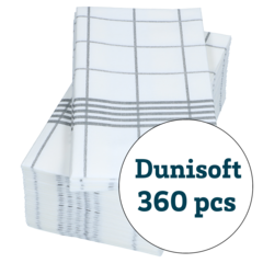 119182685 Servett Duni Dunisoft Towel Mörkgrå 1/8 48x48cm