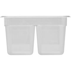 MX68285 Plastkantin Exxent GN 1/4-150 tvådelad transpent