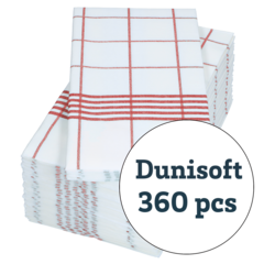 119185075 Napkin Duni Dunisoft Towel Red 1/8 48x48cm