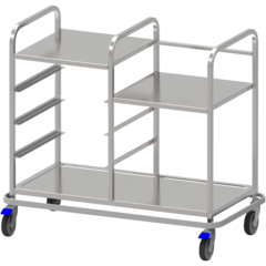 DM213R Kombinationsvagn 3 Plan Diskomat 50-Korg