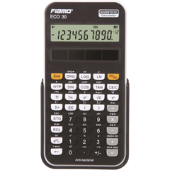 ECO30BK Miniräknare Anti-Bacterial Fiamo Eco 30 Svart