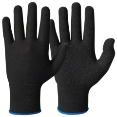 GB1100484 Bomullshandskar med Spandex Svart Granberg 0484