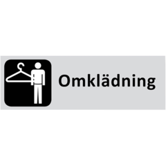 6705305 Men.s Information Sign 225x80mm