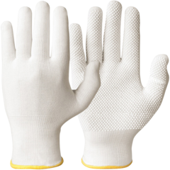 GB1100483 Bomullshandskar med Spandex Vit Granberg 0483