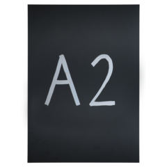 18800A2 Griffelplast A2 Svart PP