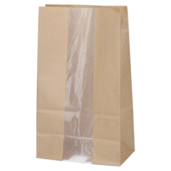 33347-3 Papirpose med vindue Lille 160x90x275mm