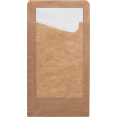 119176567 BioPak Snack Sacchetto Servett Vit 113x210mm