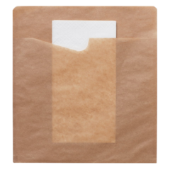 119176568 BioPak Snack Sacchetto Servett Vit 143x210mm