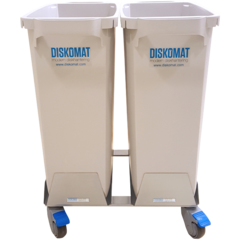 DM216D Diskomat Avfallsvagn 2x60L