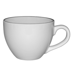 BLO1607DEK7232 Temugg Blocho Jumbo Vit med svart rand 50cl