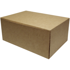 105318138 Bakelsekartong brun/vit 180x130x80mm