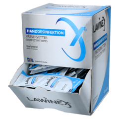 151065 Handdesinfektion våtservetter Lawinex 85% 150-pack
