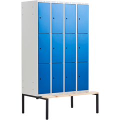 AJ324023 Småfacksskåp AJ Bänkstativ 4 Sektioner 12-fack