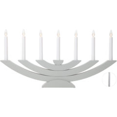 021906 Candle holder Star Trading Navida Gray