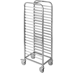 M6040200 Kantinvagn Hallins Rostfri 18 x GN 1/1