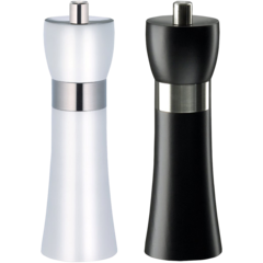 ZSET02-1 Salt & Pepparkvarn Zassenhaus Hamburg Svart/ Vit 18cm