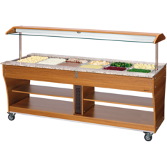 BA125624 Buffevagn Varmhållning Bartscher 6xGN 1/1-150mm