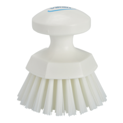 10638855 Handborste Vikan Rund Hård Vit 110mm