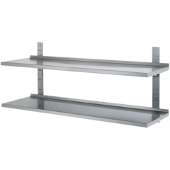 BA1 Vägghylla Rostfri Exkl Skenor och Konsoler Bartscher