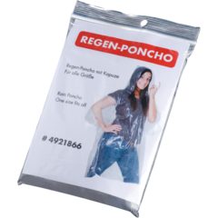 MA49218 Engangs Regnponcho