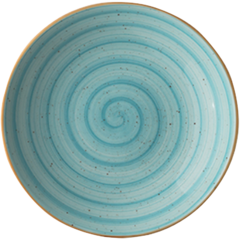 CKAAQBLM25CK Djup Tallrik Bonna Aura Aqua Turkos