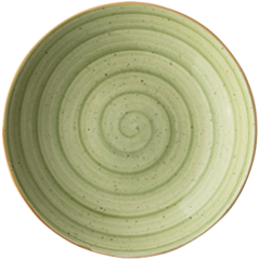 CKATHBLM28CK Djup Tallrik Bonna Aura Therapy Grön